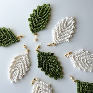 Handmade Leaf Earrings